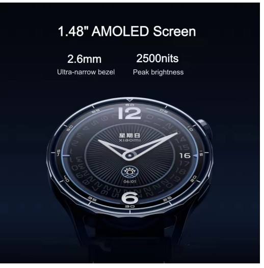 Xiaomi Watch S5 Smartwatch 1.48" AMOLED Screen 21 Days Battery Life All Day Health Monitoring 150+ Sports Modes