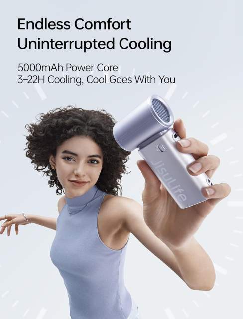 NEW JISULIFE Mini Handheld Fan Life9S