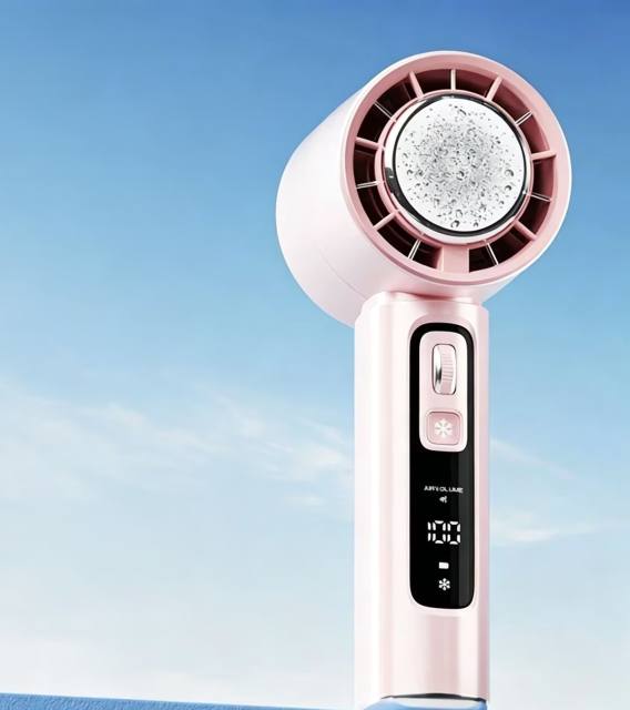 High-speed Handheld Electric Fan 4000mAh USB Portable Rechargeable Outdoor Small Fan