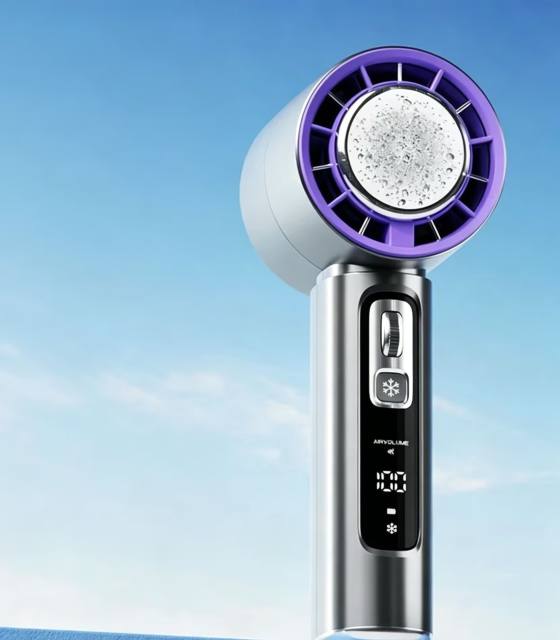 High-speed Handheld Electric Fan 4000mAh USB Portable Rechargeable Outdoor Small Fan