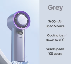 Portable Handheld Turbo Fan 100 Wind Speeds Adjustable Mini Personal Fan Battery Operated Electric Eyelash Fan