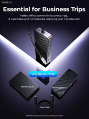 ORICO-USB C HUB with SSD Enclosure Laptop Docking Station