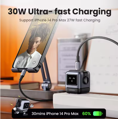UGREEN 30W Robot Design GaN Charger