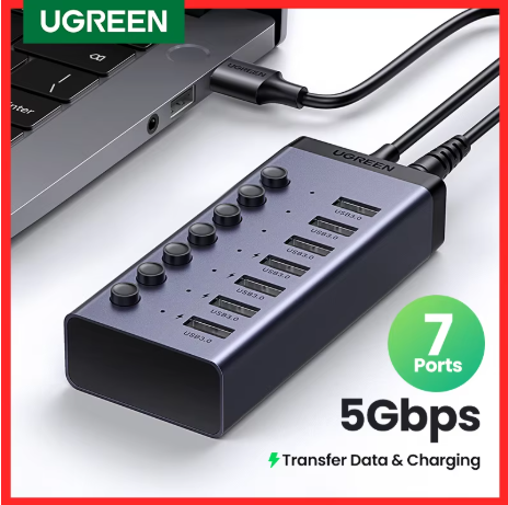 UGREEN USB C Hub 7-Port USB3.0 Splitter