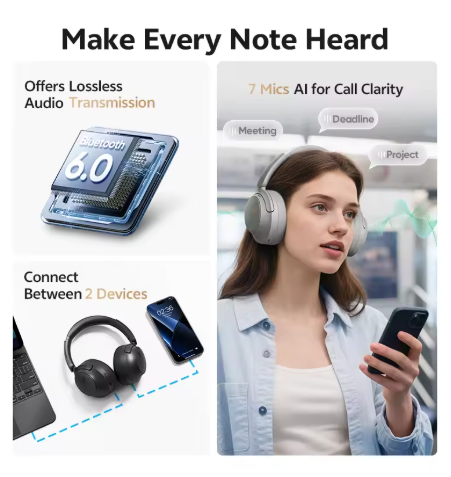 QCY H3S Over Ear Headphone