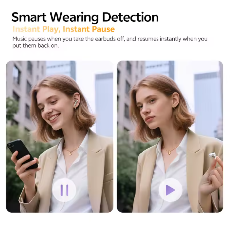 QCY MeloBuds N70 Adaptive ANC Wireless Earbuds
