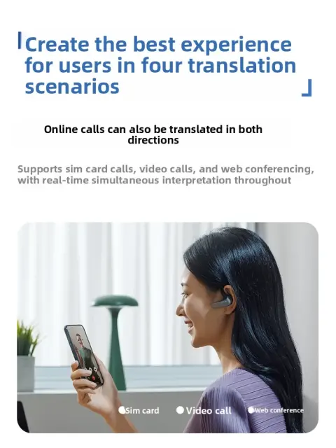 iFLYTEK Smart AI Translation Earbuds Offline Simultaneous Translation Real-Time