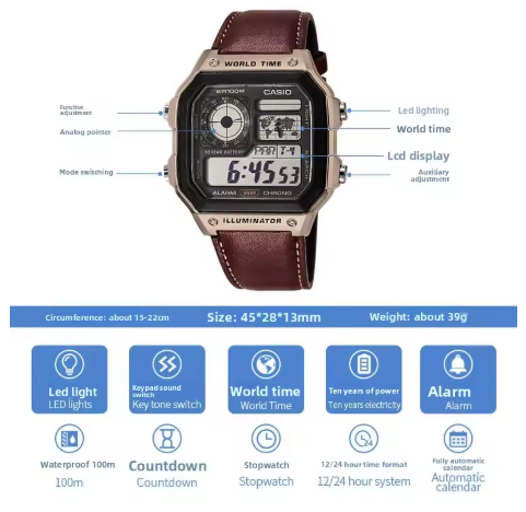 Casio Watch Men Set