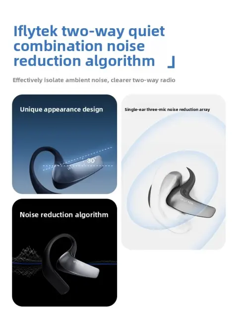 iFLYTEK Smart AI Translation Earbuds Offline Simultaneous Translation Real-Time