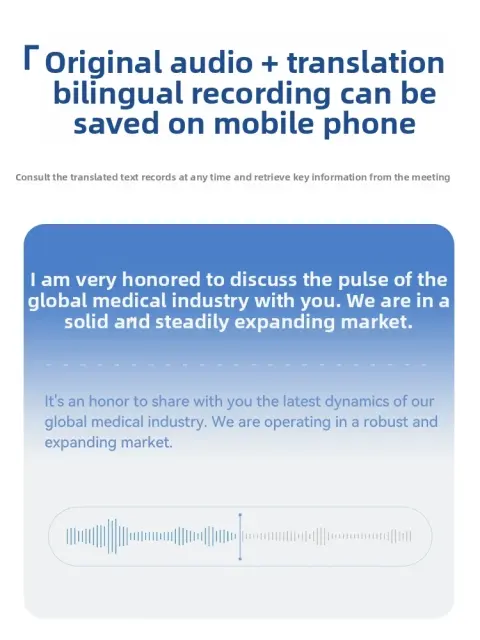 iFLYTEK Smart AI Translation Earbuds Offline Simultaneous Translation Real-Time