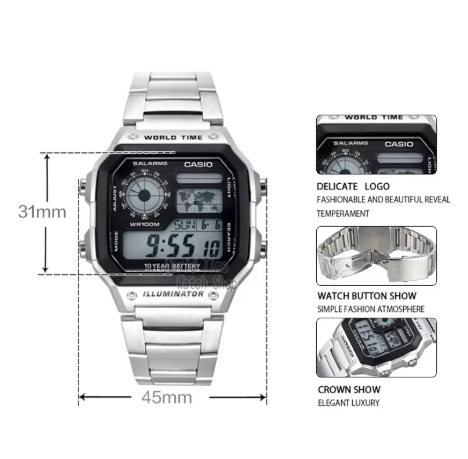 Casio Watch Men Set