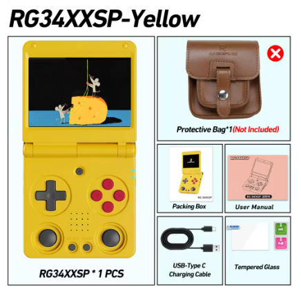 Anbernic 256G RG34XXSP 64-bit Game Console