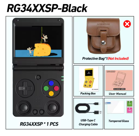 Anbernic 256G RG34XXSP 64-bit Game Console