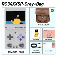Anbernic 256G RG34XXSP 64-bit Game Console