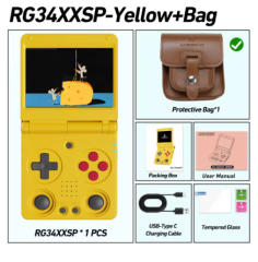 Anbernic 256G RG34XXSP 64-bit Game Console