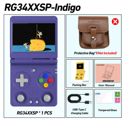 Anbernic 256G RG34XXSP 64-bit Game Console