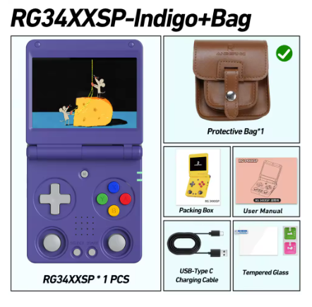 Anbernic RG34XXSP 64-bit Game Console