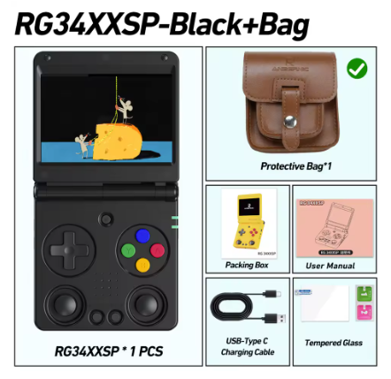 Anbernic RG34XXSP 64-bit Game Console