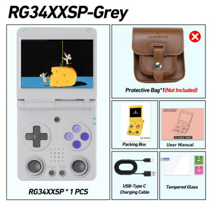 Anbernic RG34XXSP 64-bit Game Console