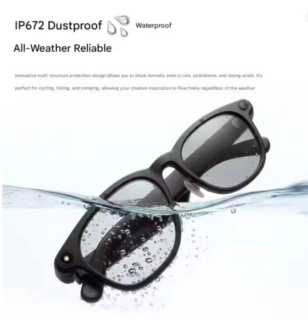RayNeo V4 AI Smart Glasses Bluetooth Audio IP67 Waterproof AI Photography Translation Lightweight Support IOS Android
