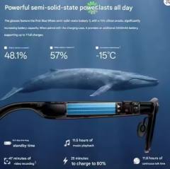 RayNeo V4 AI Smart Glasses Bluetooth Audio IP67 Waterproof AI Photography Translation Lightweight Support IOS Android