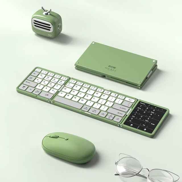 BOW Numeric Keypad + Touchpad Foldable Keyboard For OPPO Find N6 Honor Magic V6