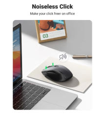 UGREEN Wireless Ergonomics Mouse with Bluetooth