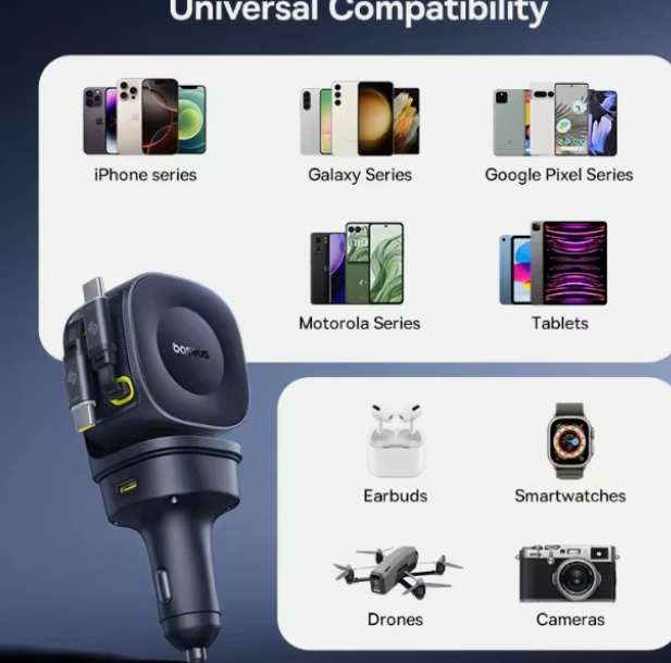 Baseus  60W 100W Car Charger