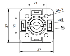 180A Lithium battery module connector