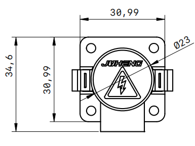 100A Lithium battery module connector