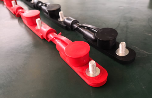 Freightliner Positive Battery Cable Overmolded Harness - RED for 4 Batteries