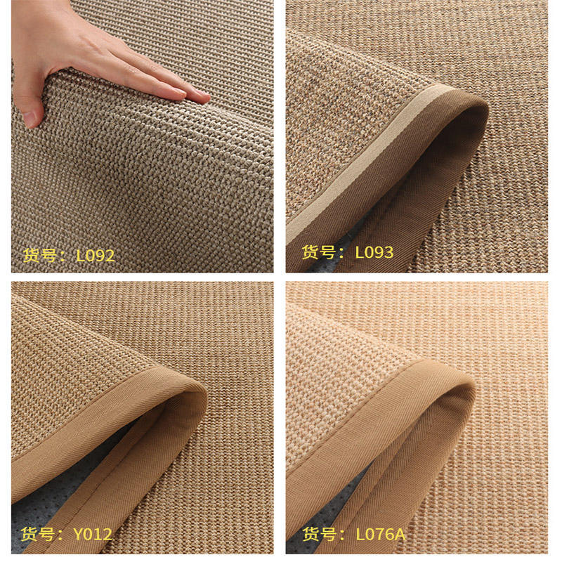 Natural Jute Sisal Carpet And Rugs Custom Sisal Carpets For Living Room Bedroom Wall to wall