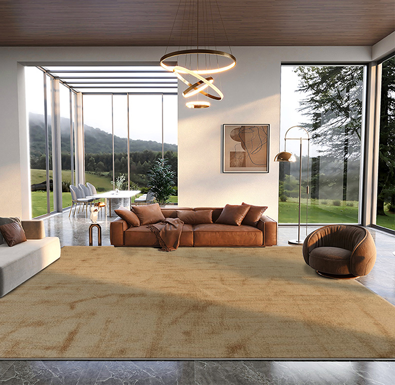 Pink Color Brand Logo New Zealand Wool Customized Design Modern Show Room Interior Renovation Handmade carpet