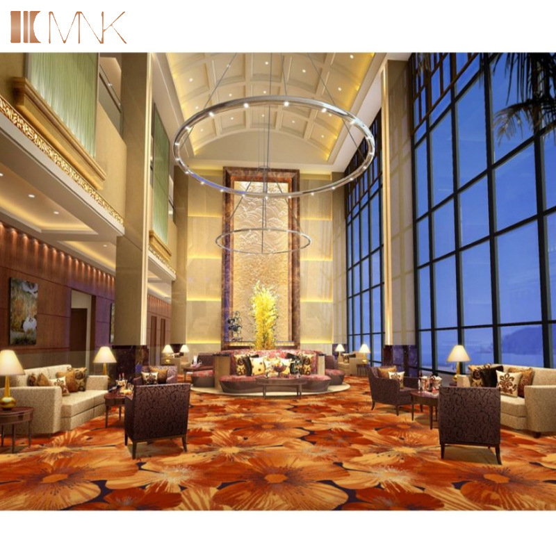 Modern Design Commercial Carpet 80%Wool 20%Nylon Hotel Carpet Axminster Carpet
