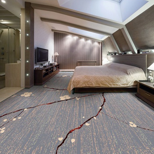 Custom Printed Luxury Residential Bedroom Soft Polyester Office Hotel Lobby Rugs Wall To Wall Carpet