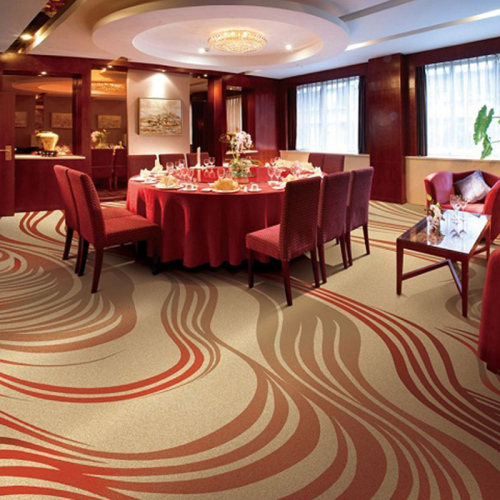 Hotel Banque Event Wedding Red Wall to Wall Handmade Wool Carpet