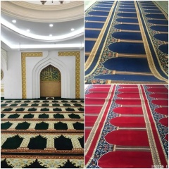 Mosque Carpet Prayer Rug Mat Wall to Wall Print any pattern Big Size For Muslim Islamic Rug Turkish Carpet Washable Odorless carpet