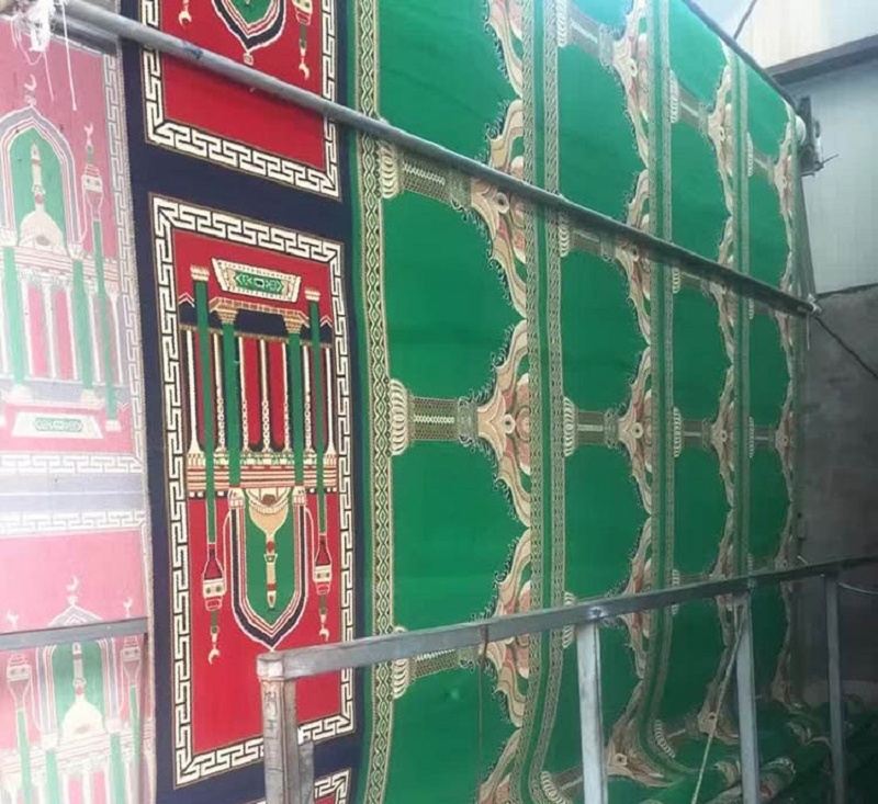 16 year factory for Mosque Carpet Prayer Rug Mat Wall to Wall Print any pattern Big Size For Muslim Islamic Rug