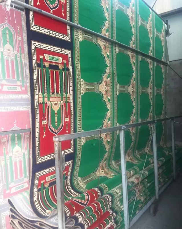 16 year factory for Mosque Carpet Prayer Rug Mat Wall to Wall Print any pattern Big Size For Muslim Islamic Rug