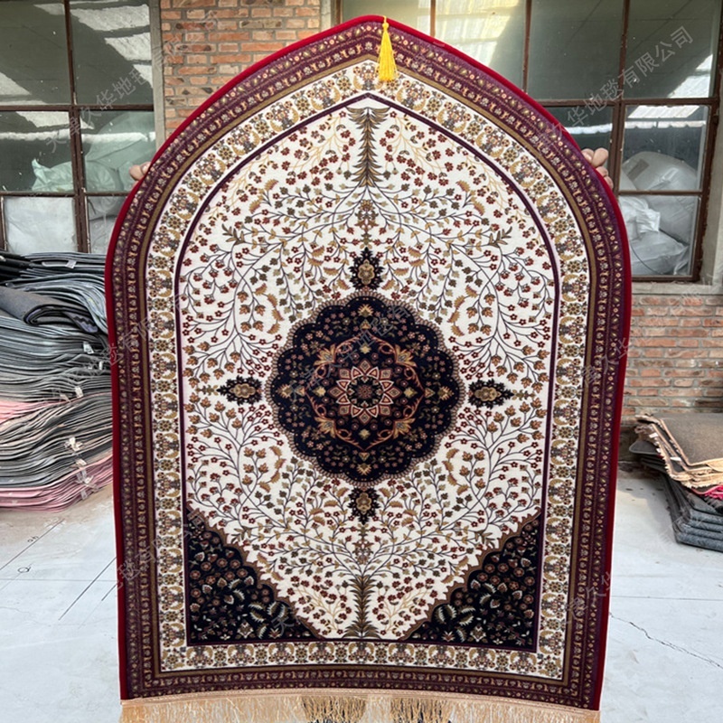 Wholesale Luxury Prayer Rug for Muslim Prayer Mat Rugs for Islam Christian