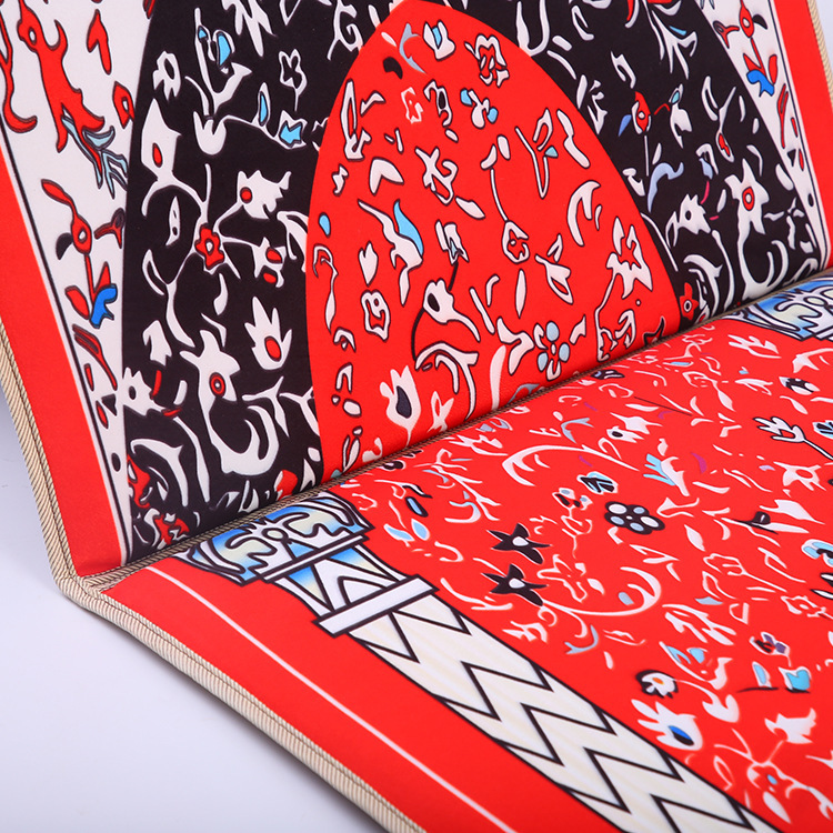 Factory Best Prayer Mat With Back Support Rest Foldable Prayer Rug Prayer Mat Rugs potable