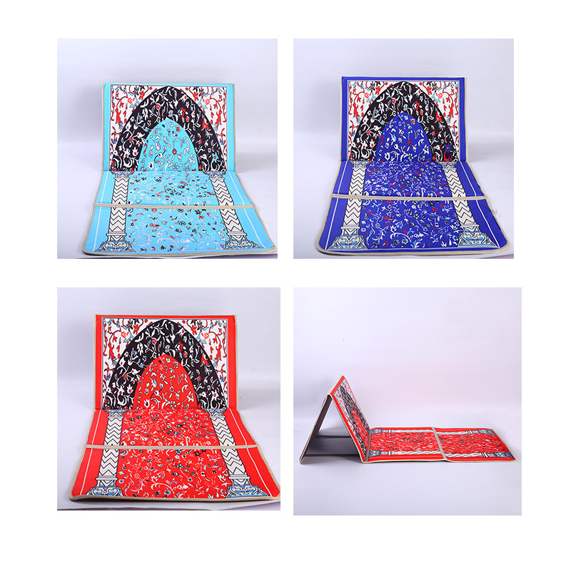 Factory Best Prayer Mat With Back Support Rest Foldable Prayer Rug Prayer Mat Rugs potable