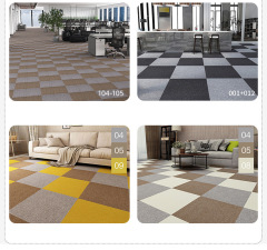 Custom Carpet Tile Firerproof B1 Grade for Hotel Office Floor Commercial Over 350 Designs