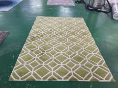 high low cut pile hand tufted 3D Rugs wool handmade Carpet