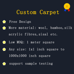 Hand Tufted Mat Carpet Die Cut Shaped Carpet Custom Tufted Character Rug