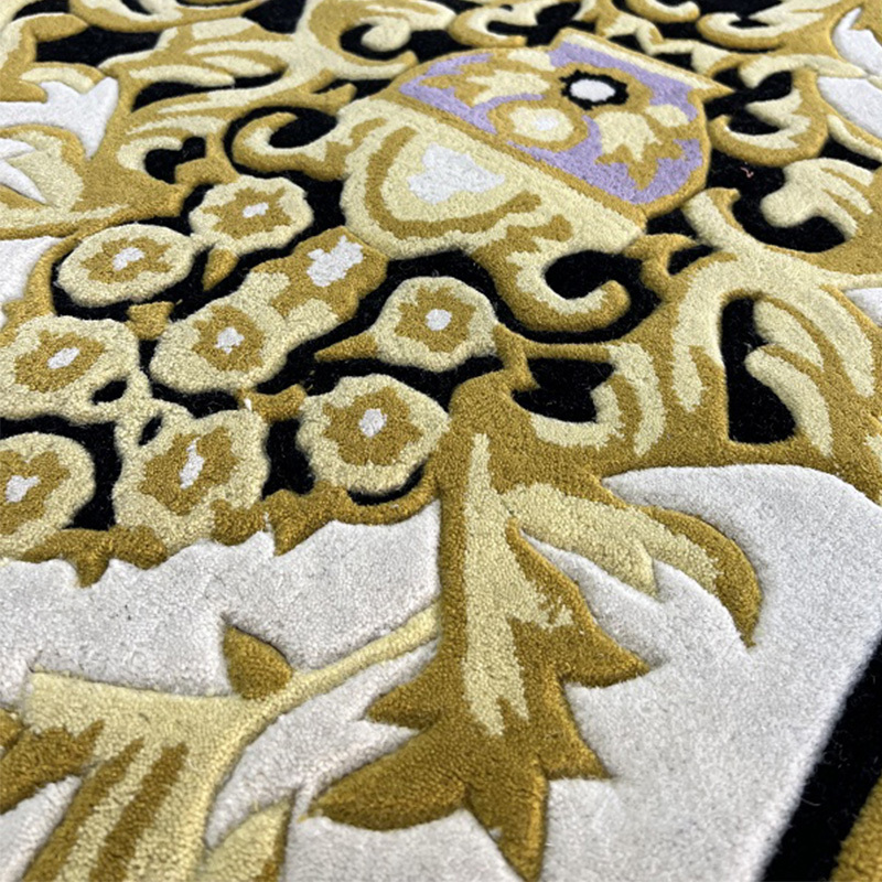 Hand Tufted Mat Carpet Die Cut Shaped Carpet Custom Tufted Character Rug