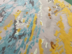 high low cut pile hand tufted 3D Rugs wool handmade Carpet