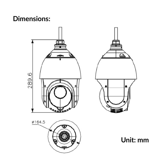 4-inch 2MP 25X IR Network Speed Dome | DS-2DE4225IW-DE