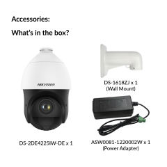 4-inch 2MP 25X IR Network Speed Dome | DS-2DE4225IW-DE