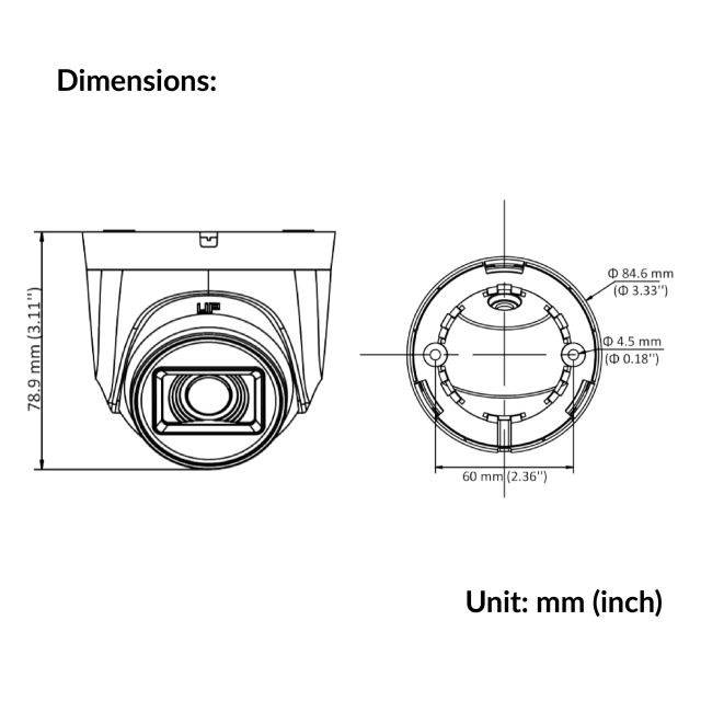 5MP Indoor Fixed Turret Camera | DS-2CE76H0T-ITPF(C)